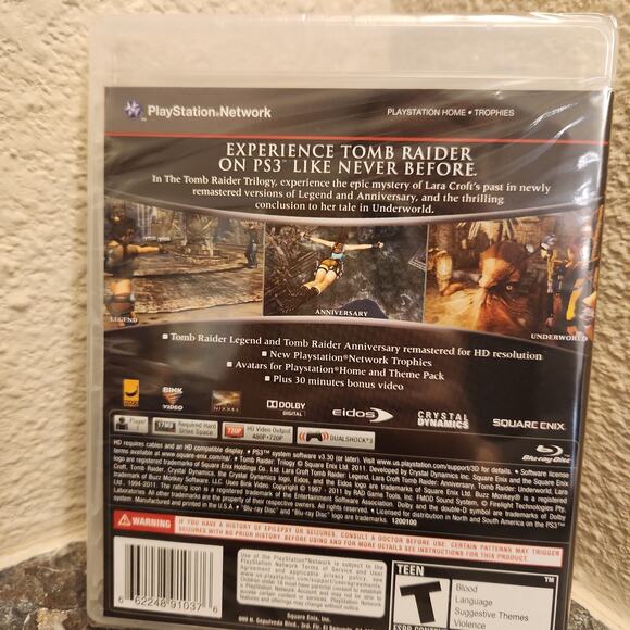 Game - Tomb Raider Trilogy (NEW) - PS3 - Picture 2 of 3